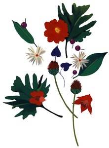 En blomma som får dig att föreställa dig julen. av Hiroyuki Izutsu