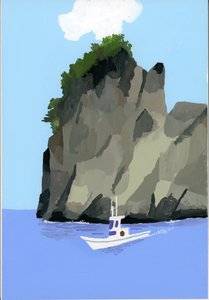 fiskebåt av Hiroyuki Izutsu