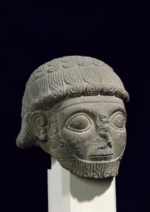 Huvud av en gud, från Barak i Turkiet, 18-1700-talet f.Kr. av Hittite