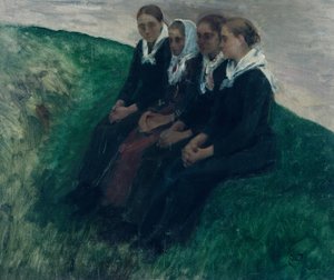 Fyra vänner av Hjalmer Eilif Emanuel Peterssen
