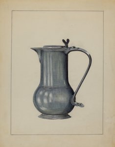 Kaffekanna i tenn, 1936.