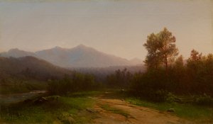 Landskap vid Hudsonfloden av Homer Dodge Martin