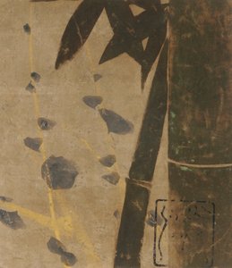 Plommon och bambu, Edo-period, sent 1500-tidigt 1600-tal. av Hon