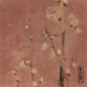 Plommonblomning, Edo-period, sent 1500-tidigt 1600-tal.