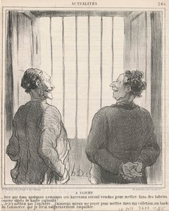 En kliché av Honoré Daumier