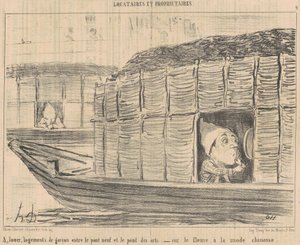 Uthyres, pojkboende mellan... av Honoré Daumier