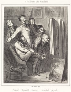 Genom verkstäderna av Honoré Daumier