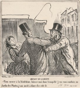 Missbruka friheten av Honoré Daumier