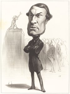 Achille Fould av Honoré Daumier