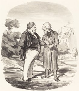 kaliforniska aktieägare av Honoré Daumier