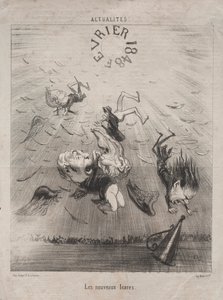 Aktualiteter (nr 140): Den nya Ikaros av Honoré Daumier