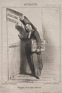 Aktualiteter (nr 41): Knacka på så öppnas det för dig! av Honoré Daumier