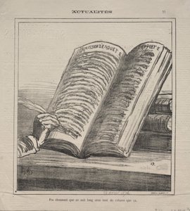 Aktualiteter (nr 77): Bli inte förvånad över att den är lång och med många korrigeringar av Honoré Daumier