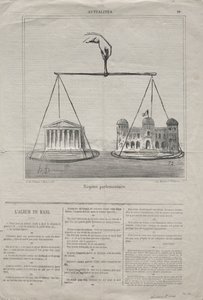 Aktualitet nr 10: Parlamentariska regimen, 1870. av Honoré Daumier