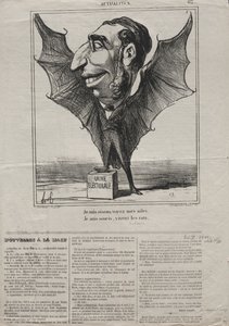 Aktualitet nr 62: Jag är en fågel, se mina vingar..., 1869. av Honoré Daumier