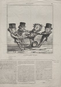 Aktualitet nr. 98: Kvartalet återupprättades, 1869. av Honoré Daumier