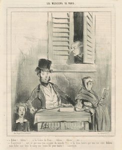 Adjö! ... På Guds nåd ... av Honoré Daumier