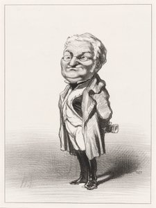 Adolphe Thiers av Honoré Daumier