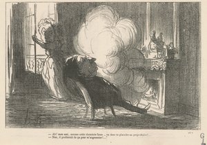 Ah! ... När den här skorstenen ryker ... av Honoré Daumier