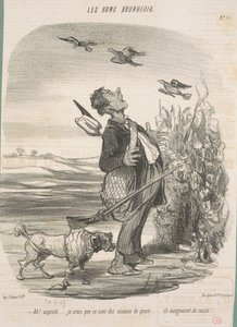 Ah! ... jag tror att de är rovfåglar ... av Honoré Daumier