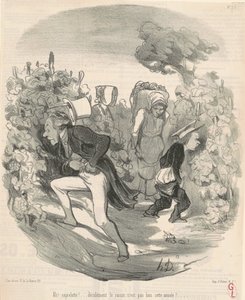 Ah! Saperlotte! ... Druvan är inte bra i år! ... av Honoré Daumier