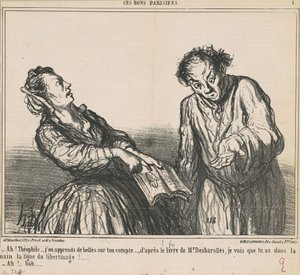 Ah! Théophile ... jag lärde mig några vackra saker ... av Honoré Daumier
