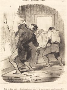 Ah! han gav mig lov... av Honoré Daumier