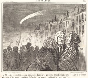 Ah!... kometerna... av Honoré Daumier