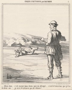 Kom igen...det är min hund igen... av Honoré Daumier