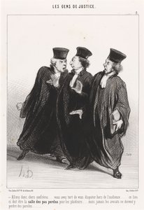 Kom igen kära kollegor... av Honoré Daumier