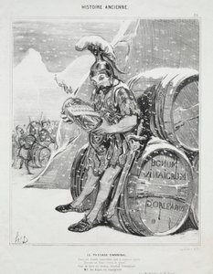 Ancient History, plåt 28: Hannibals passage av Honoré Daumier