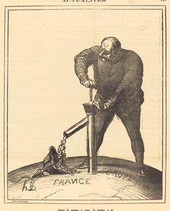 Efter blodpumpen, guldpumpen av Honoré Daumier