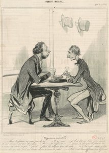 oemotståndligt argument av Honoré Daumier