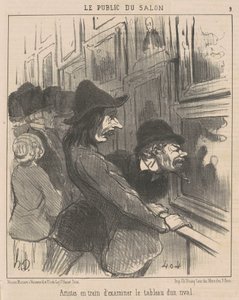Konstnärer undersöker... av Honoré Daumier