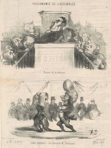 Läktaranfall av Honoré Daumier