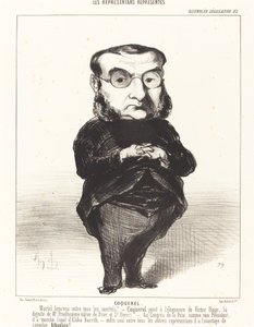 Ath. L. Charles Coquerel av Honoré Daumier