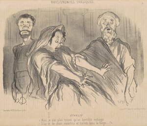 Athalia av Honoré Daumier