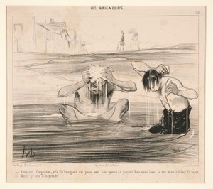 Varning, Gargoyle, v av Honoré Daumier
