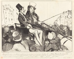Bertrand, säg mig, om de skulle tvinga oss... av Honoré Daumier