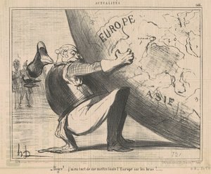Attans! ... Jag hade fel att sätta mig själv ... av Honoré Daumier