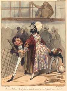 Bobonne... titta inte på honom så mycket! av Honoré Daumier