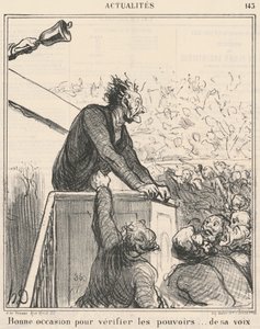 Bra tillfälle att kolla... av Honoré Daumier