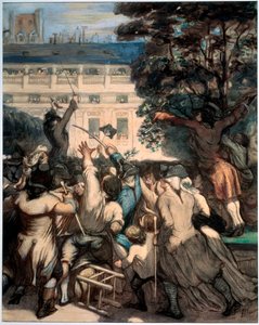 Camille Desmoulins i Palais Royal Gardens, 1848-1849. av Honoré Daumier