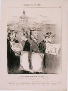Dagens karikatyrer - konstnärers illusioner av Honoré Daumier