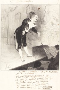dramatisk morot av Honoré Daumier