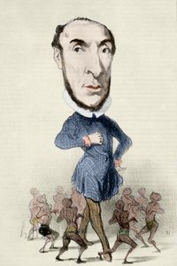 Tecknad film om Victor Schoelcher (1804-1893) och slaveriets avskaffande - av Honore Daumier. av Honoré Daumier