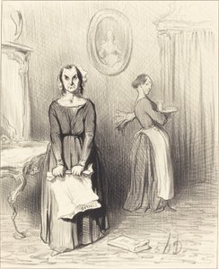 Denna tidning tycker att mitt arbete är ynkligt... av Honoré Daumier
