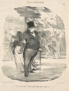 Det är inte under imperiet vi skulle ha dansat så! ... av Honoré Daumier