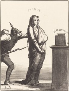 Vad vissa tidningar skulle kalla... av Honoré Daumier