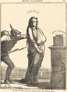 Vad vissa tidningar skulle kalla... av Honoré Daumier